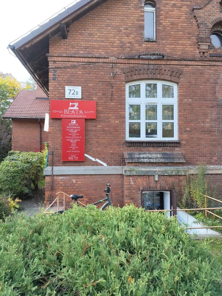 Budynek przy ul. Prądnickiej 72B, w którym mieści się pracownia